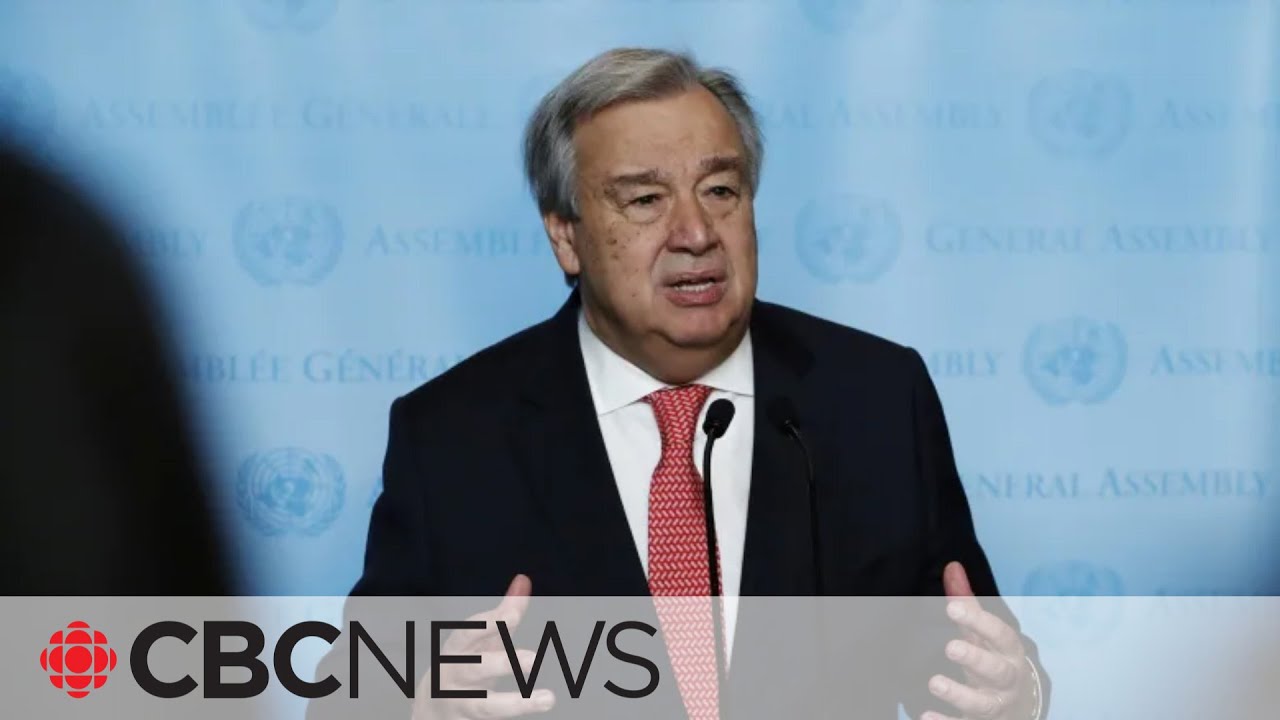 UN secretary general calls for an end to world's 'addiction to fossil fuels'