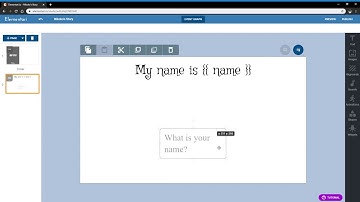 How to use a text variable