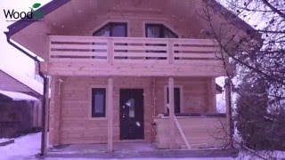 видео Двухэтажный дом-баня в Московской области