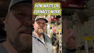 How a clean burn waste oil furnace works!#agriculture #farming #farm ￼