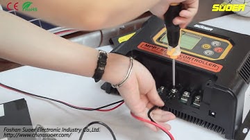 Suoer New High-efficiency Off-grid MPPT Solar Controller 10A to 60A