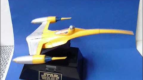 STAR WARS Naboo Starfighter motion Action Alarm Clock