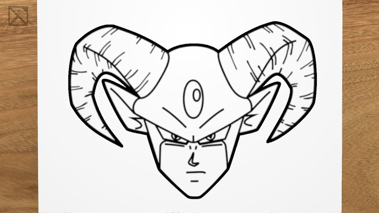 How to draw MORO (Dragon Ball Super) step by step, EASY