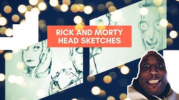 How to draw Rick & Morty character heads