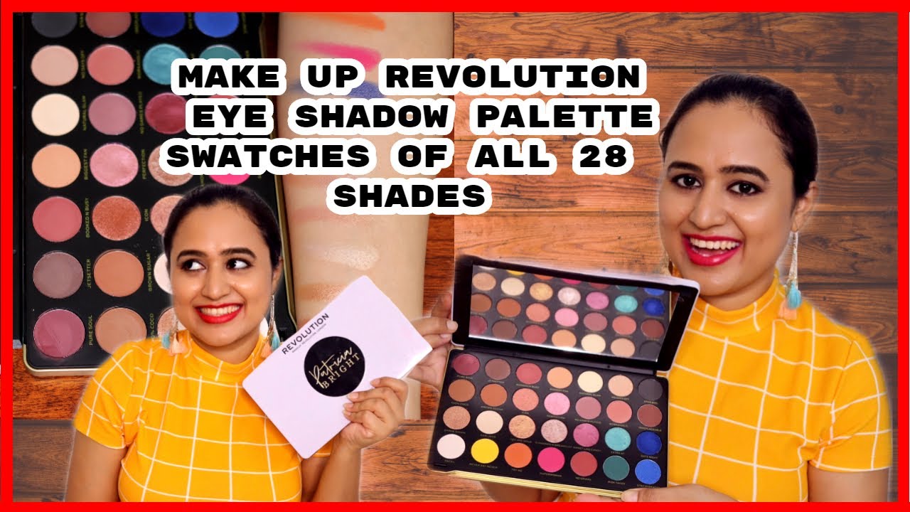 Makeup Revolution X Patricia Bright Eyeshadow Palette, Review & Swatches