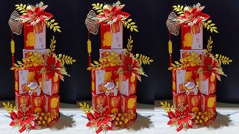 Cách Làm Tháp Bánh Tài Lộc Đơn Giản Chưng Ngày Tết | Tháp Bánh