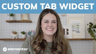 Custom Tab Widget Using Elementor Pro - Can I Recreate It?