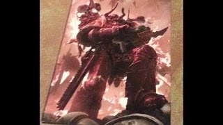 WH40k CSM Crimson Slaughter Codex durchgeblättert