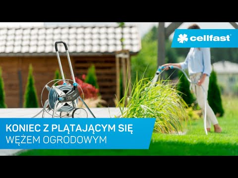 Cellfast - prezentacja wózka DISCOVER i wózka EXPLORER na wąż ogrodowy