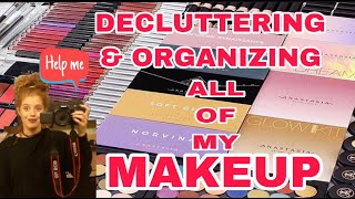 *EXTREME* ORGANIZING & DECLUTTERING my MAKEUP COLLECTION