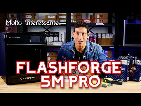 Flashforge Adventurer 5M PRO - Il mio ULTIMO video in negozio 😭