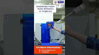 Izod Charpy Impact Tester – Brittleness vs Toughness | #Presto #PlasticTesting #QualityControl