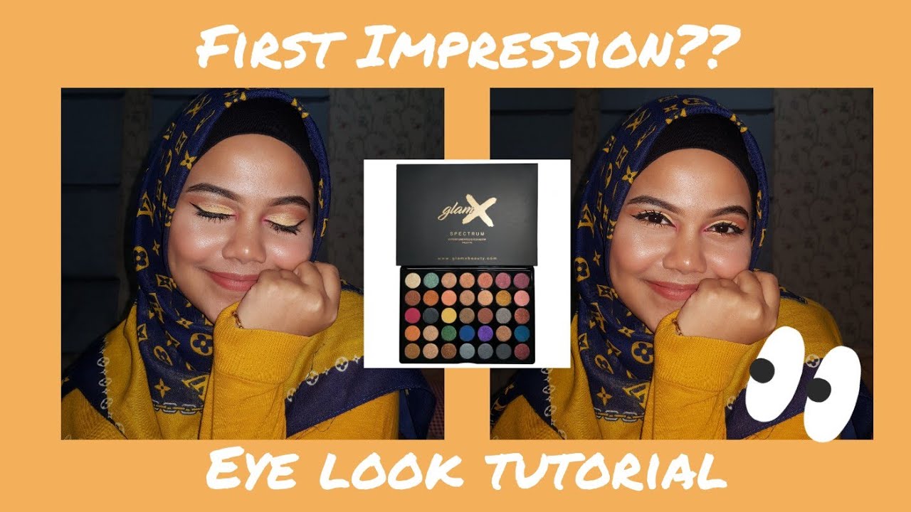FIRST IMPRESSION : GlamXCosmetics Spectrum Palette Eyeshadow