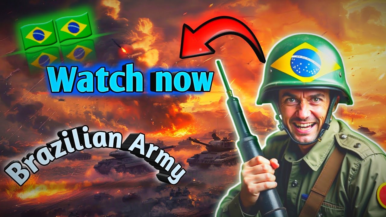 "Brazil's🇧🇷 Military Power: A Rising Force on the Global Stage"