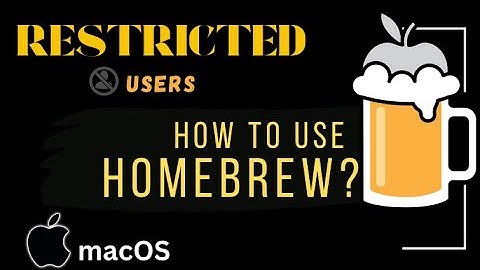 Can I install Homebrew without sudo privileges? | Homebrew for unprivileged Users