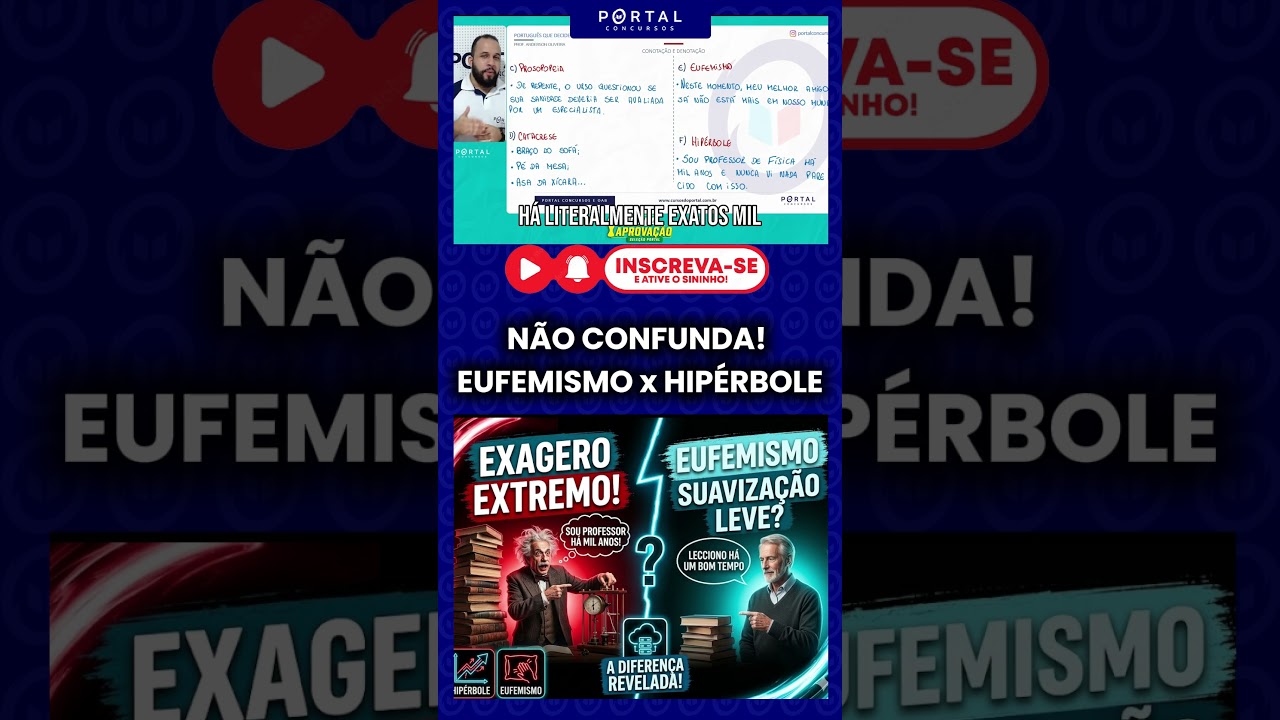 Hipérbole x Eufemismo: muita gente confunde isso