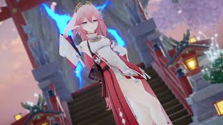 Genshin Impact Mmd 八重神子Yae Miko Is So Clic