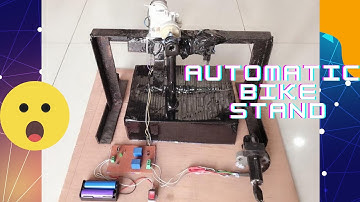 Automatic bike stand project how to work || 🤔ऑटोमैटिक बाइक स्टैंड कैसे काम करता है 💡#electronic