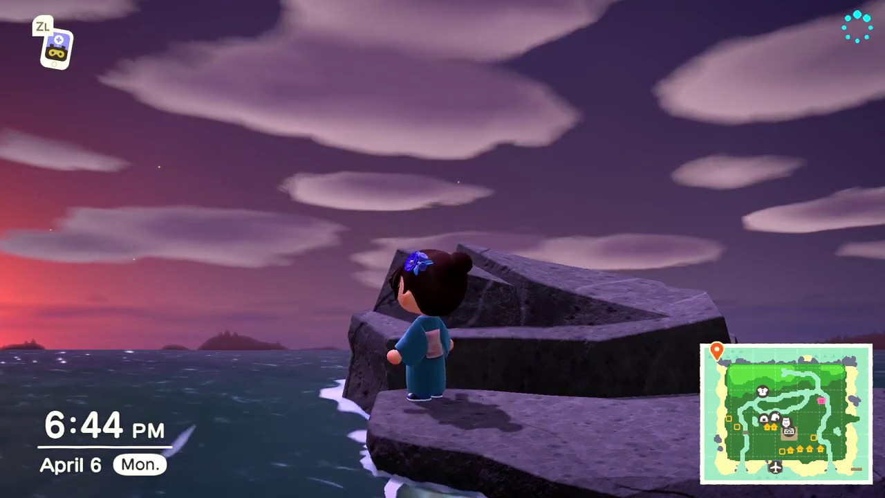 Sunset in Animal Crossing New Horizons YouTube