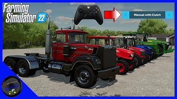 How to Use Manual with Clutch on Controller and Drive All 5 Transmissions! | Farming Simulator 22