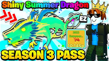 Rich Noob Has FULL Shiny SEASON 3 Pass Team! Roblox Clicker Simulator
