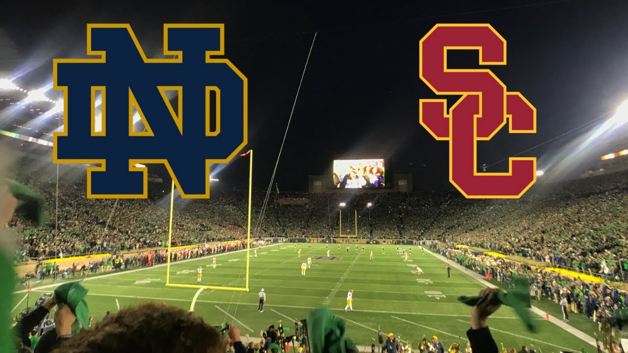 Notre Dame vs USC Gameday Experience YouTube