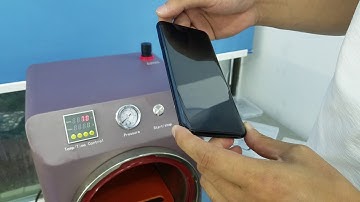 Samsung s8 LCD Screen In Frame Laminating after Bubble Removing