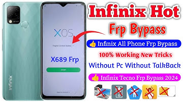 Infinix All Hot 10s (X689) Frp Bypass Android 11 Update | Google Account Bypass Without Pc 100% Free