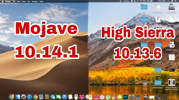 Mojave 10.14.1 vs High Sierra 10.13.6 Boot test | Apps opening test