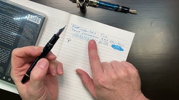 Pilot Custom 823 Fine / Medium nib comparison video is ALMOST a success.