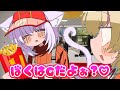 【手描き】ナンパする新人、Gサイズのポテト、冷やしみおーん【さくらみこ/猫又おかゆ/白上フブキ/大神ミオ/尾丸ポルカ/ホロライブ/切り抜き/切り抜き漫画/ホロライブ切り抜き】