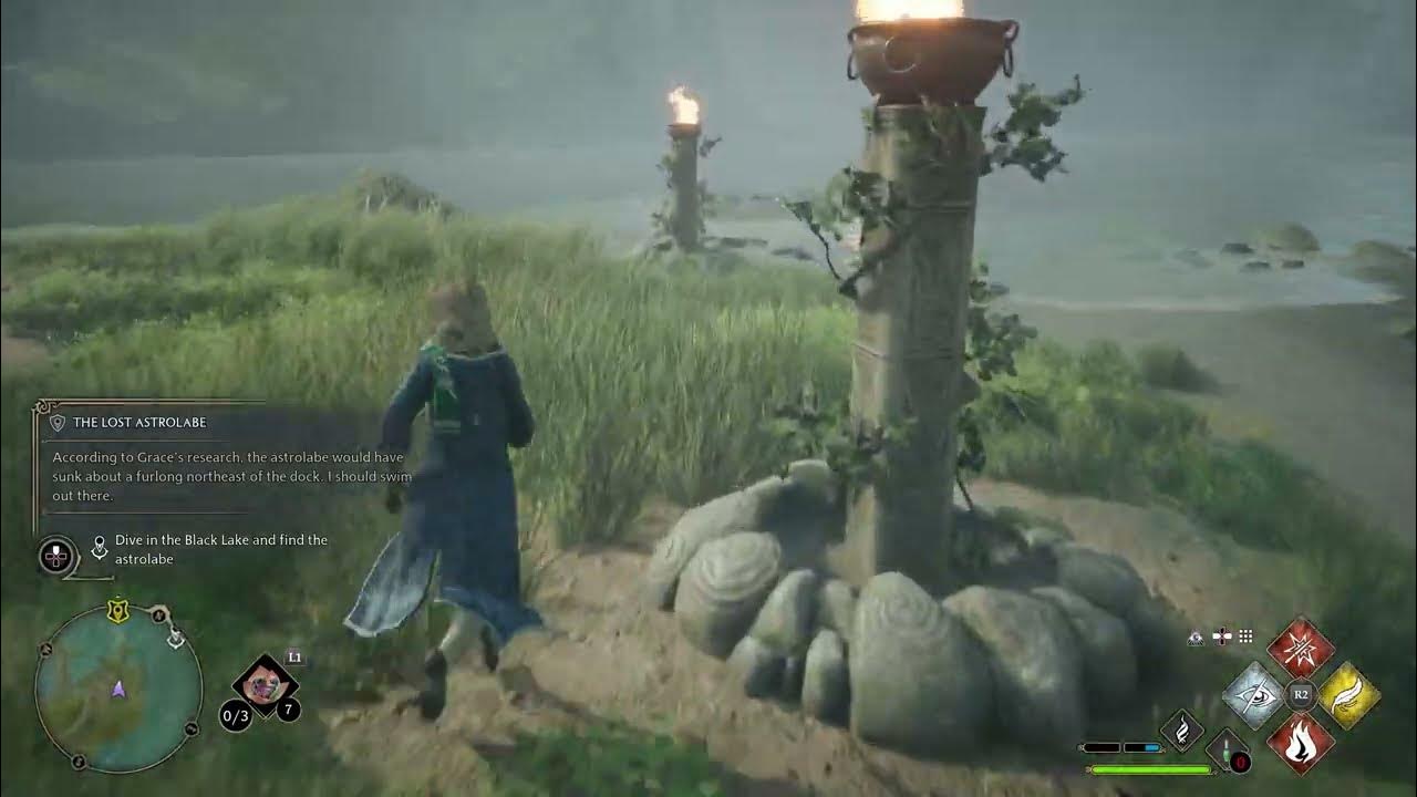 Hogwarts Legacy Get to Dive in Black Lake and Find Astrolab Point YouTube