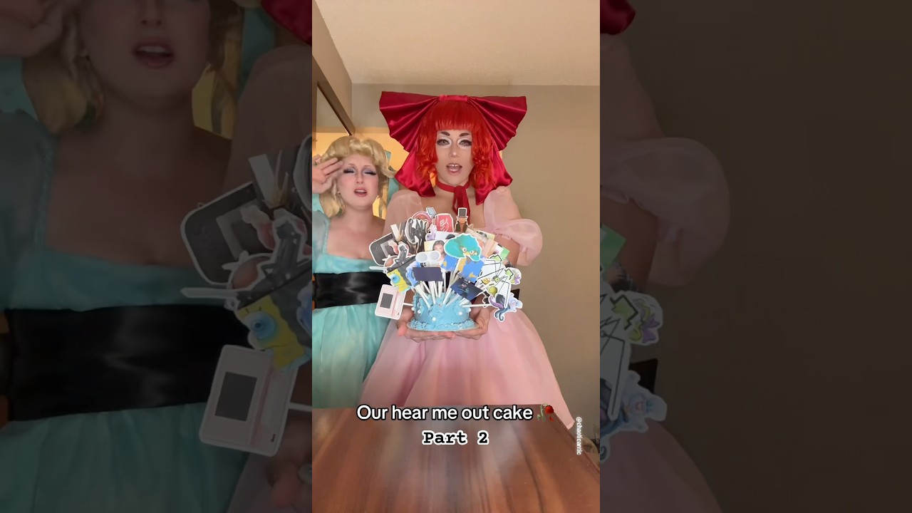 OUR HEAR ME OUTS #powerpuffgirls #cosplay #hearmeout #hearmeoutcake #makeup #cartoon #anime #meme