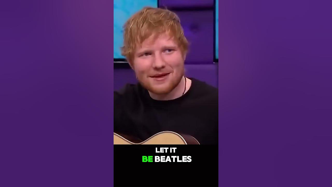 Ed Sheeran Proves You Can Play Any Simple Song With 4 Chords!