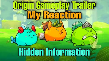 Axie Infinity Origin Gameplay Trailer Reaction | Let