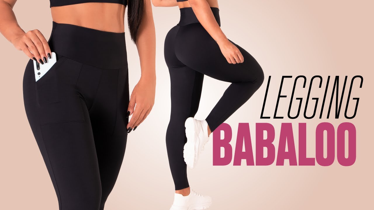 LEGGING BABALOO, CINTURA ALTA, ESTILO E CONFORTO, LANÇAMENTO