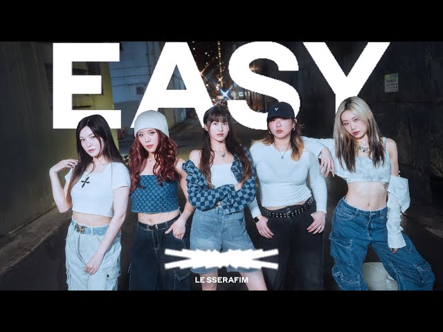 LE SSERAFIM (르세라핌) 'EASY' DANCE COVER Team A ver. by AW-FILM from HONGKONG class=