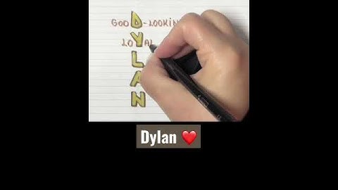 Meaning of the name DYLAN #meaning #name #dylan
