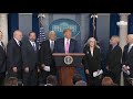 President Trump and Members of the Coronavirus Task Force Hold a News Conference