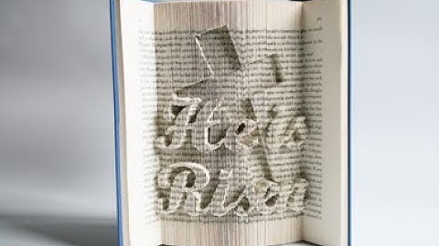 BOOK FOLDING VIDEO TUTORIAL - HE IS RISEN