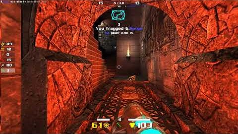 Railing in CPMA (Quake 3 Arena Mod)