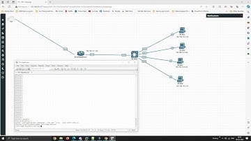 08 Eve NG Lab creating DHCP pool and implementing NAT and access-list & connecting internet