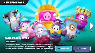 FALL GUYS NEW May 2026  FAME PASS SKINS , CELEBRATION 🔥🔥