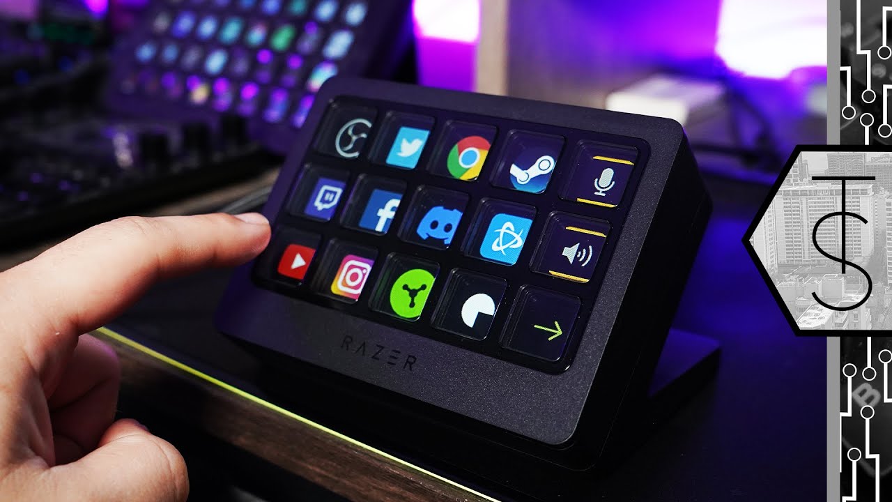 Razer's Stream Controller Takes on Elgato's Stream Deck XL - CNET