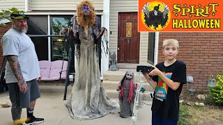 Unboxing New Darling Dolly & Grave Watcher Spirit Halloween Animatronics!