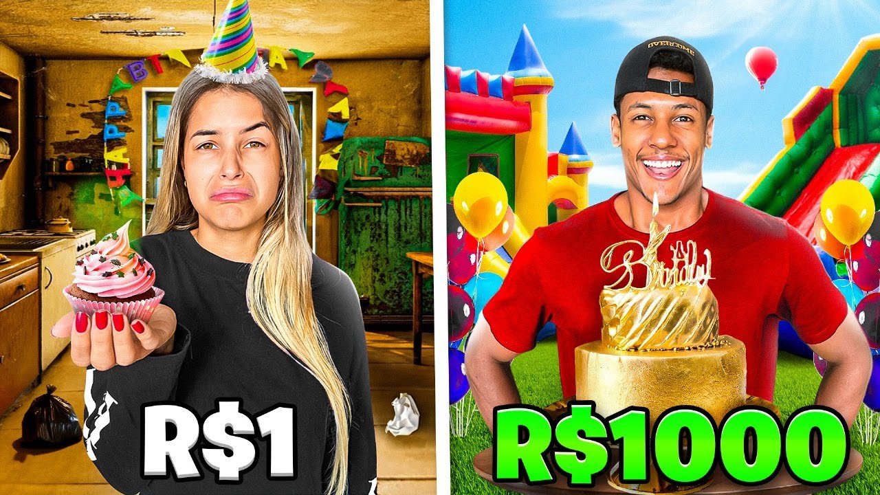 FESTA DE R$ 10 VS R$ 10.000 V$ R$ 100.000, QUAL A MELHOR??