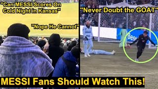 Unseen Footage Captured MESSI Silenced a Fan Who Said "He Can't Score in Cold Weather"