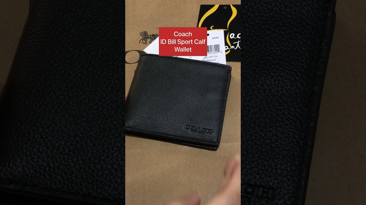 Coach wallet ID Bill Sport Calf Men’s 