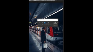How to Create Train Speed Effect in | Photoshop #shorts