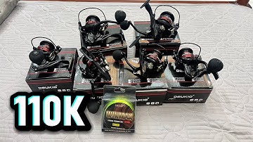 110k | Máy Câu Deukio FS Kim Loại , Tặng Kèm Dây Câu